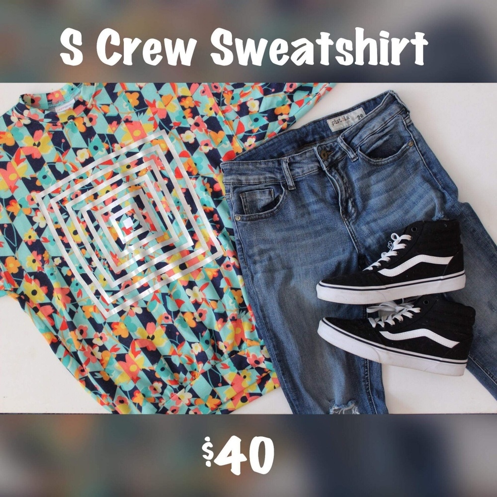 NEW!  LuLaRoe Crew Sweatshirt
